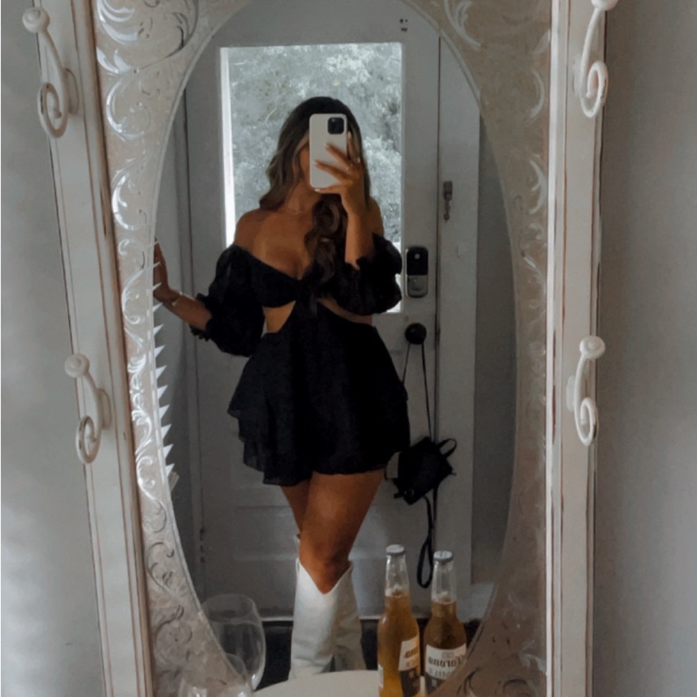 ortunate one romper 
Cute for summer or a festival